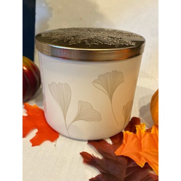 Bath & Body Works “Pumpkin Bonfire” 3 Wick Candle - Picture 7 of 7